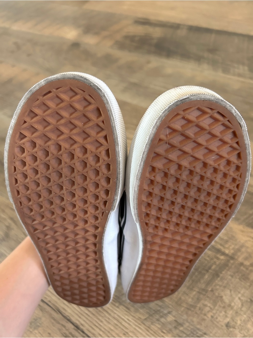 Women’s Perforated Leather Slip-On Vans - Picture 7 of 9